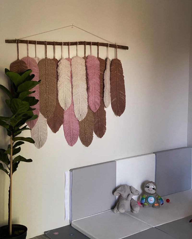 6. Macramé Wall Art Accent