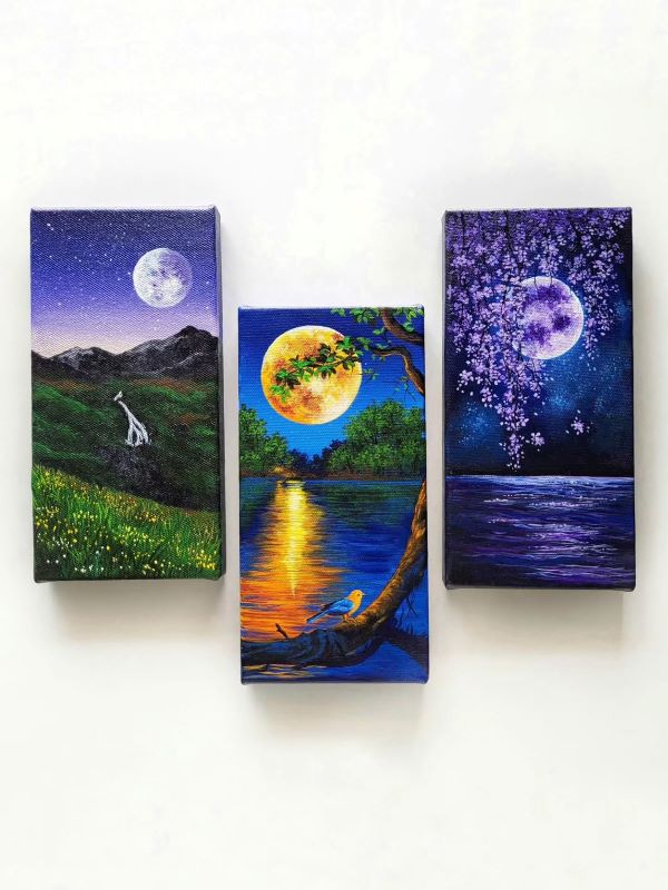 8. Abstract Canvas Pairing