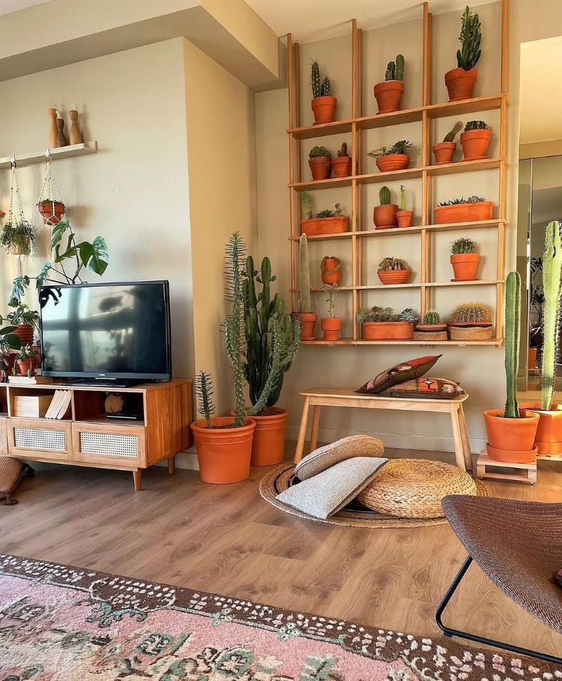 Clay Pot Wall Display