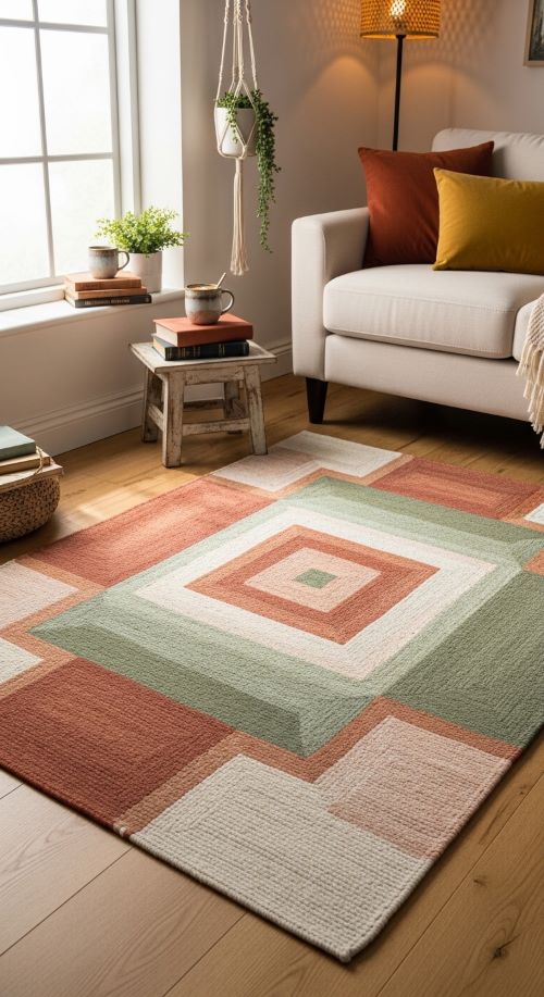 DIY Painted Rugs