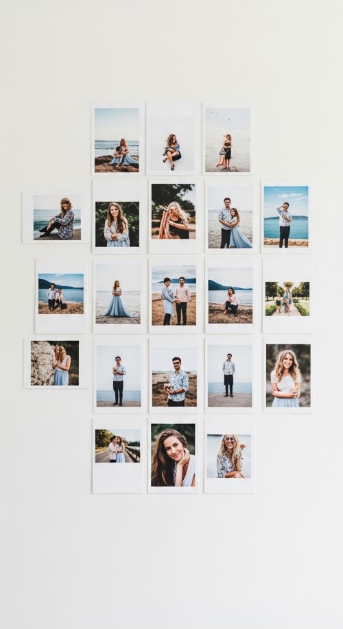 DIY Photo Grid Wall