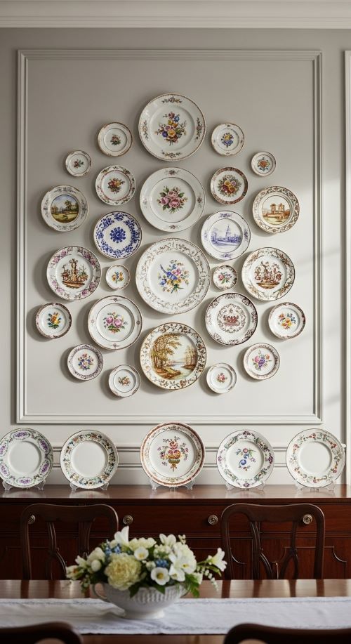 Decorative Plate Wall Display