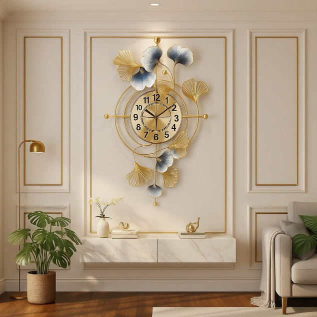 Large Vintage Style Wall Clock