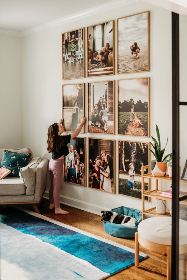 Mixed Frame Gallery Wall