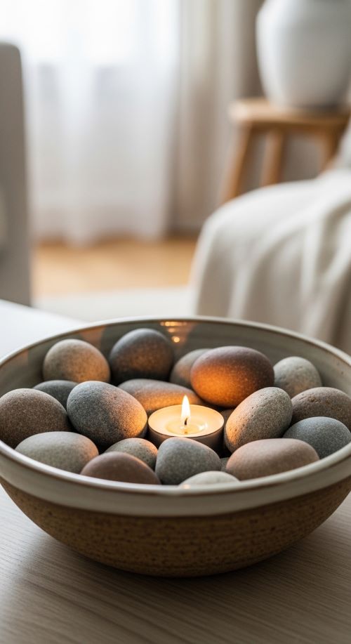 Pebble Bowl Decor