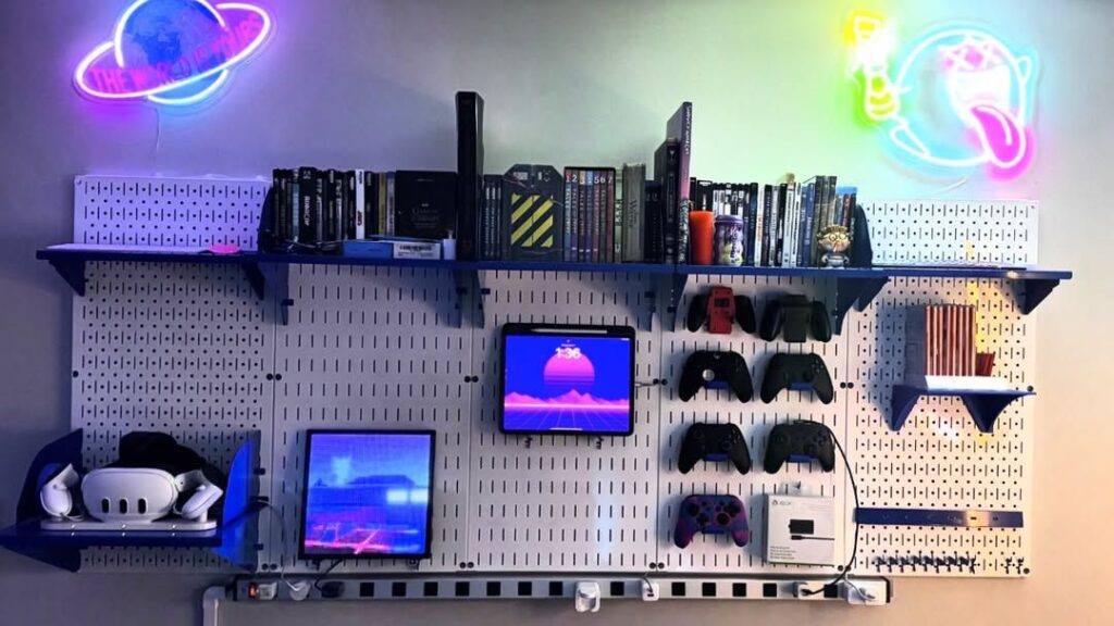 Pegboard Storage Wall