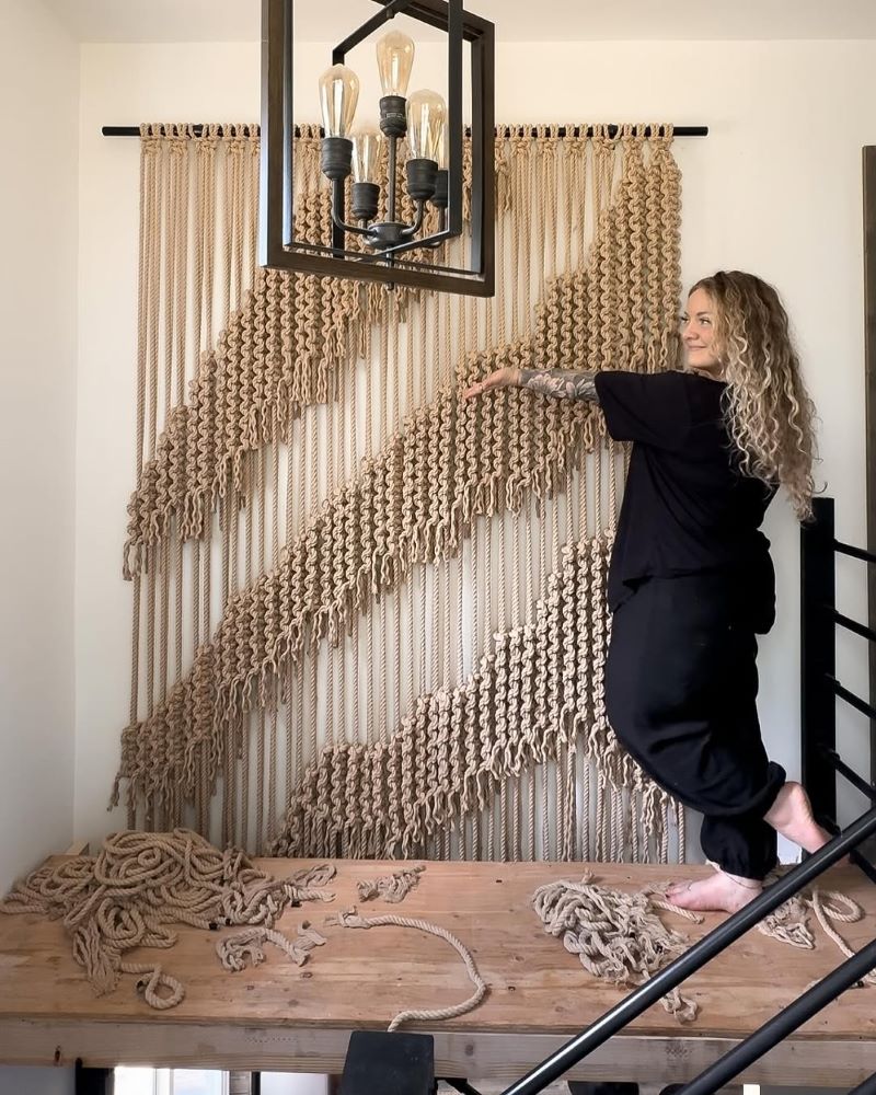 Rope Hanging Frame Decor