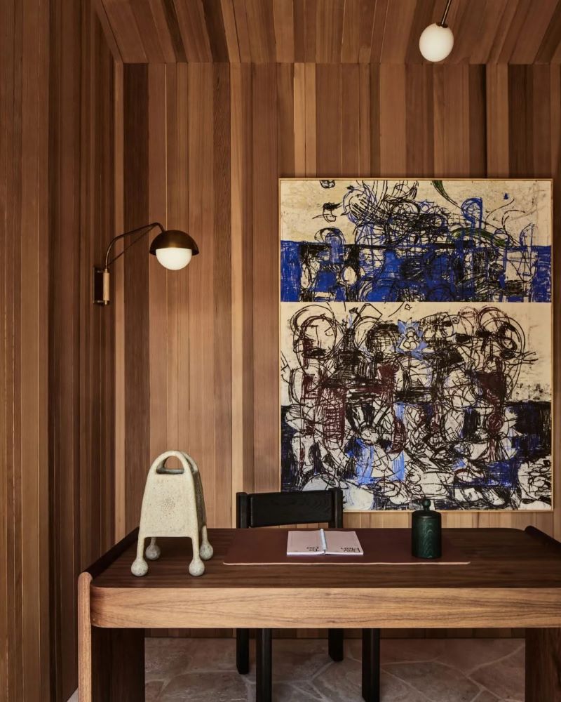 Textured Wall Panel Feature