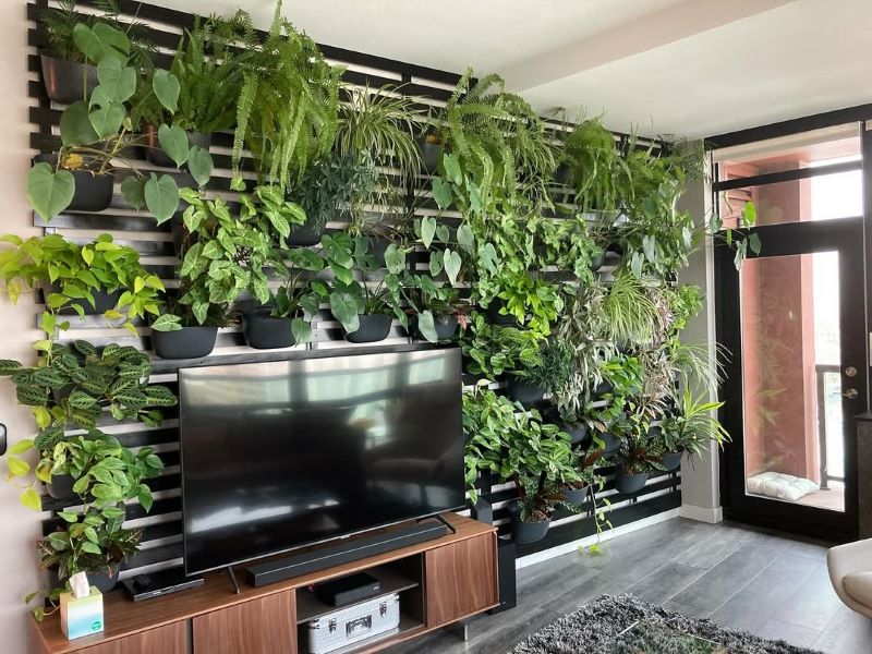 Vertical Herb Garden Wall