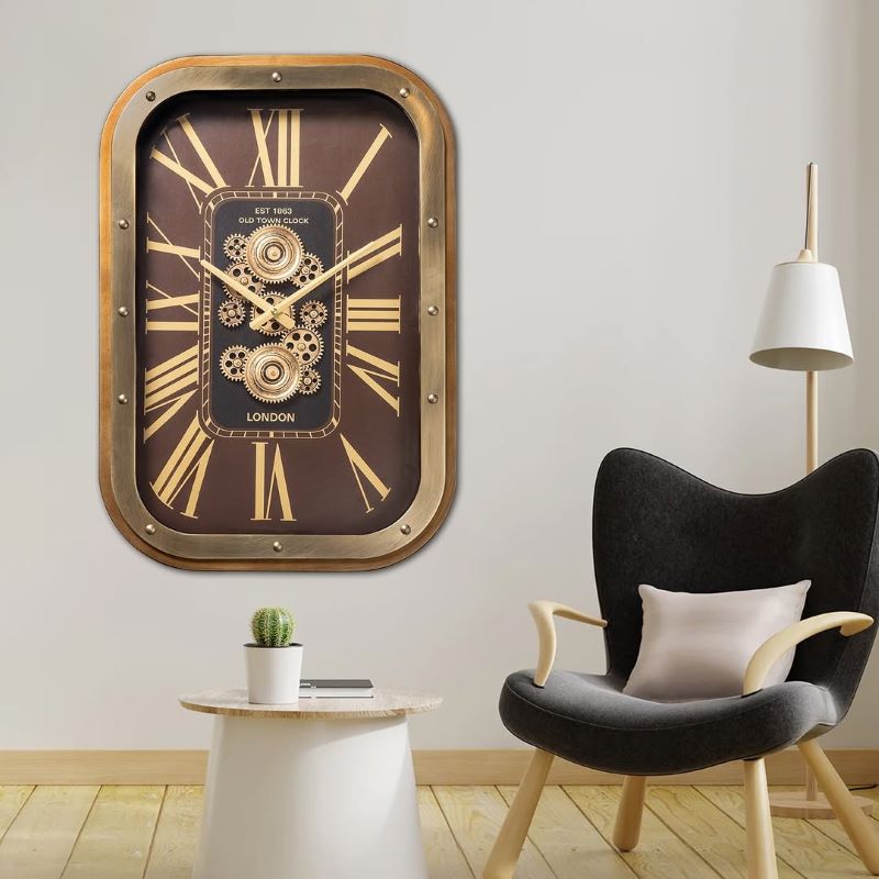 Vintage Wall Clock Statement Piece