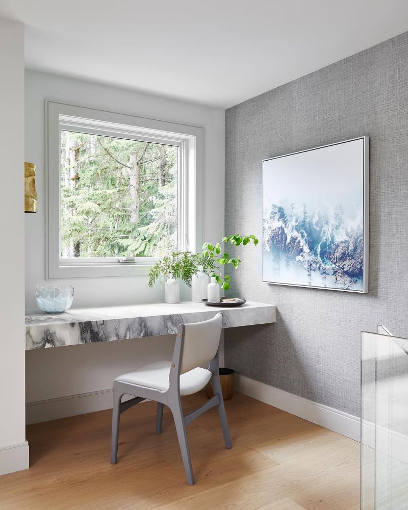 Floating Desk Wall Setup