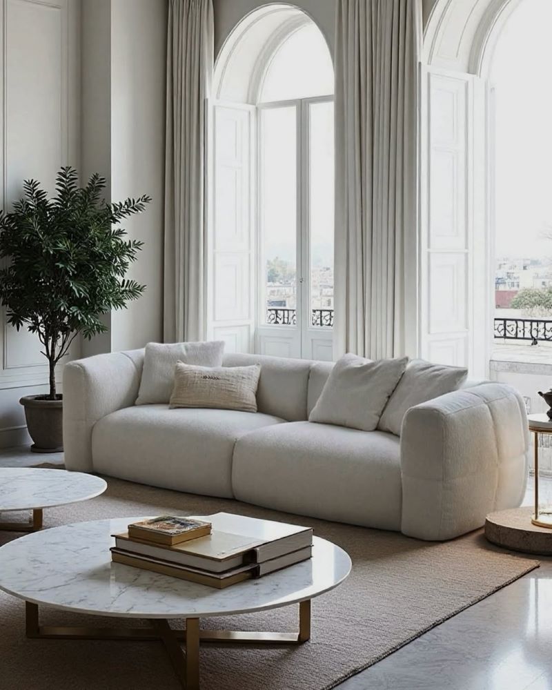 Low-Profile Sofa Setup