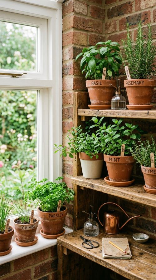 Mini Herb Garden Corner