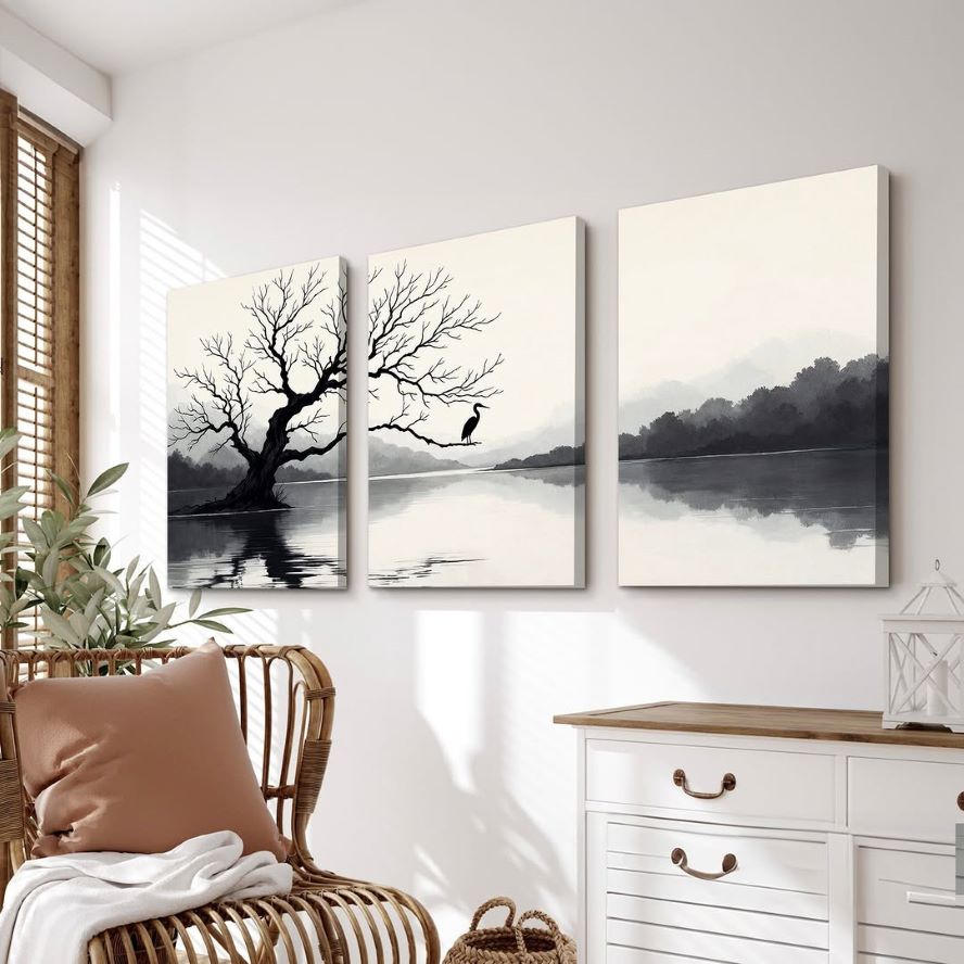 Minimal Black-and-White Art Prints