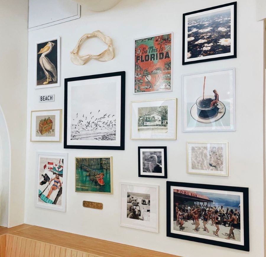 Thrifted Frames Gallery Wall