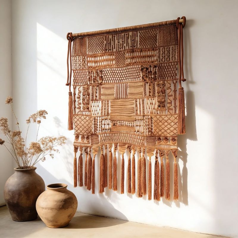 Vertical Rope Photo Display
