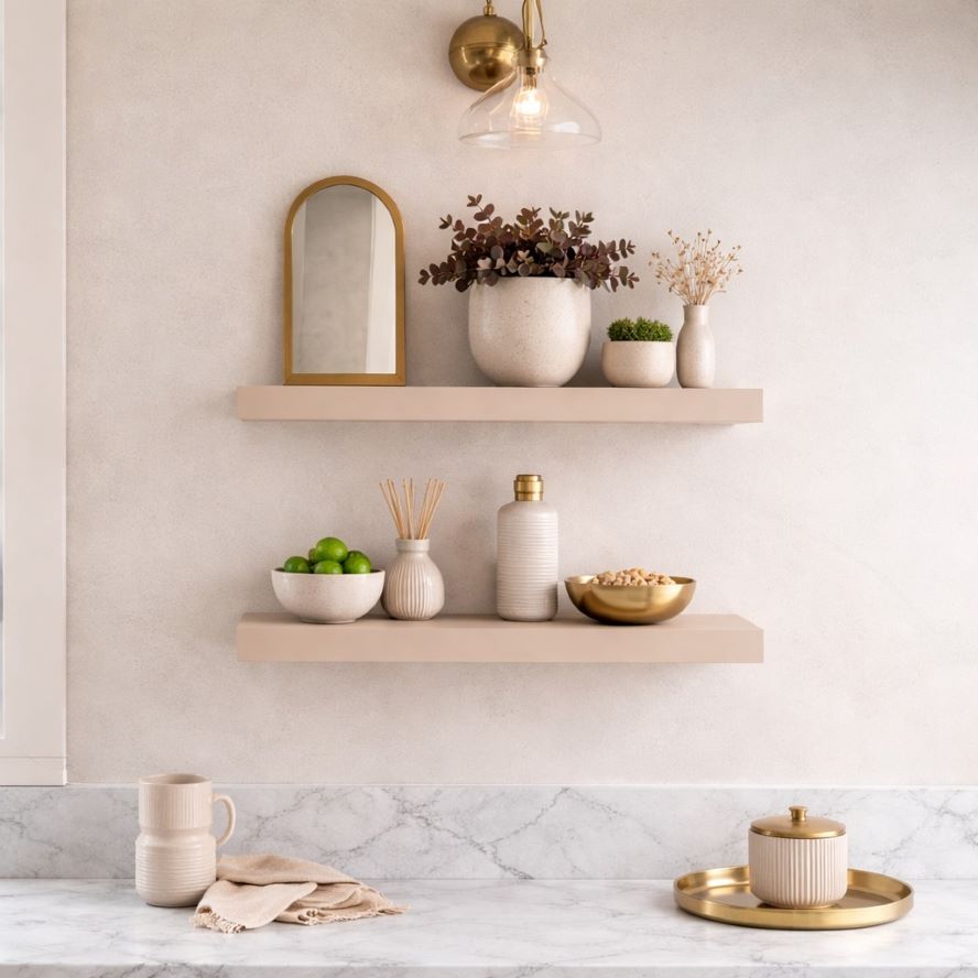 Vertical Wooden Shelf Storage